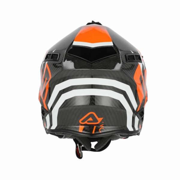 Casca Acerbis Steel Carbon 22.06 Black/Orange-6