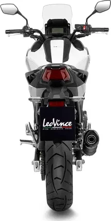 Tobă de eșapament LeoVince LV One Evo Black Edition Slip-On pentru Honda NC750X, 4, nordicamoto.ro
