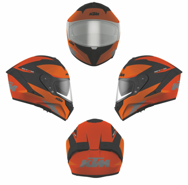 Casca KTM MATRYX Gray/Orange/Black-1