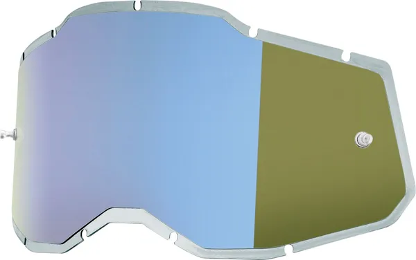 Lentila ochelari 100% Accuri 2/Racecraft 2/Strata 2 Injected Mirror Blue-0