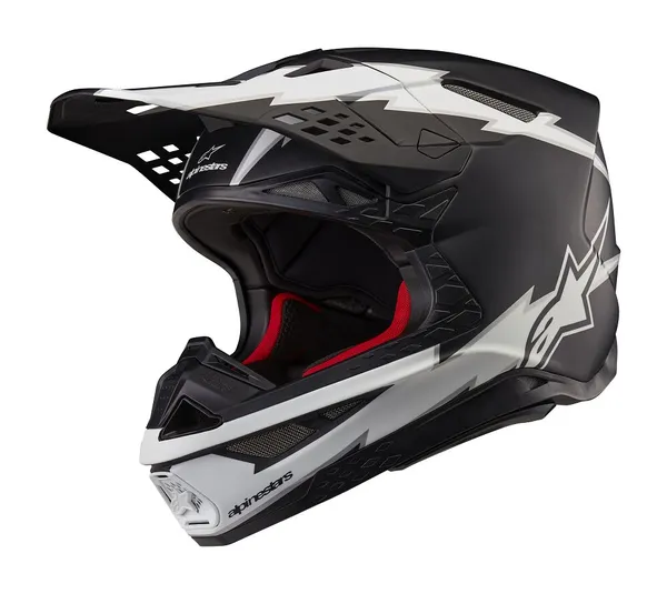 Casca Alpinestars Supertech M10 Ampress Black/White-1