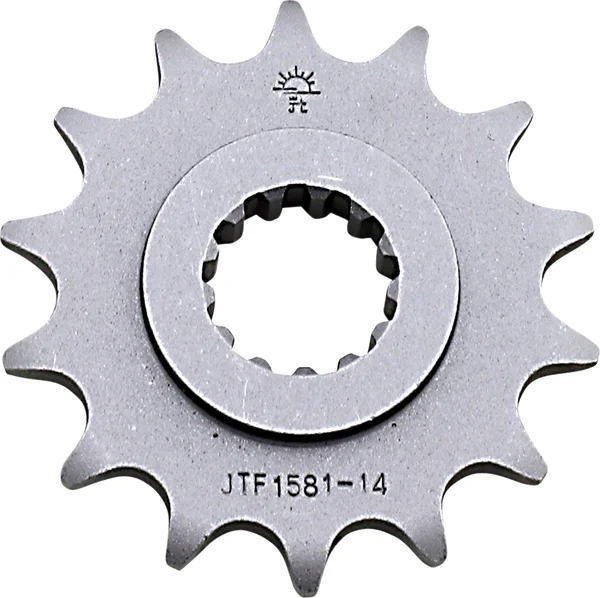 Jtf518.14 Front Replacement Sprocket 14 Teeth 630 Pitch Natural Steel Black, 1, nordicamoto.ro