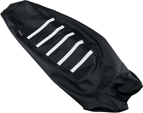 Gripper Seat Cover Black, White, 1, nordicamoto.ro