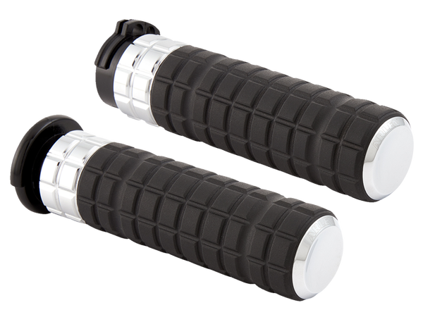 Speedliner Grips Silver, 2, nordicamoto.ro