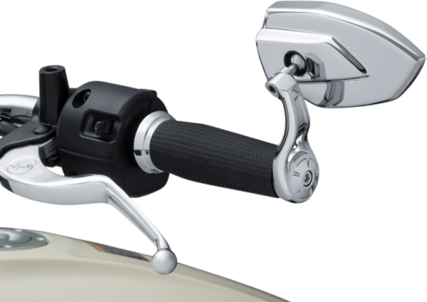 Phantom Bar End Mirrors, Chrome, 1, nordicamoto.ro