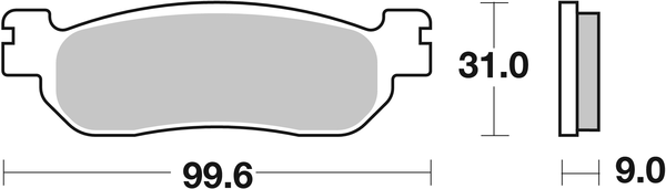 Ms Scooter Maxi Sintered Brake Pads, 2, nordicamoto.ro