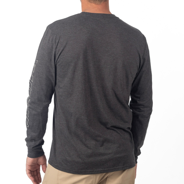 Tricou Klim Tri-Blend Long Sleeve Black - Breen-4