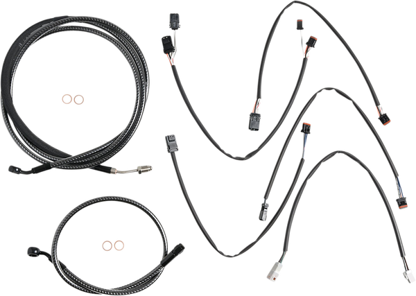 Karbonfibr Designer Handlebar Installation Kit Silver, 1, nordicamoto.ro