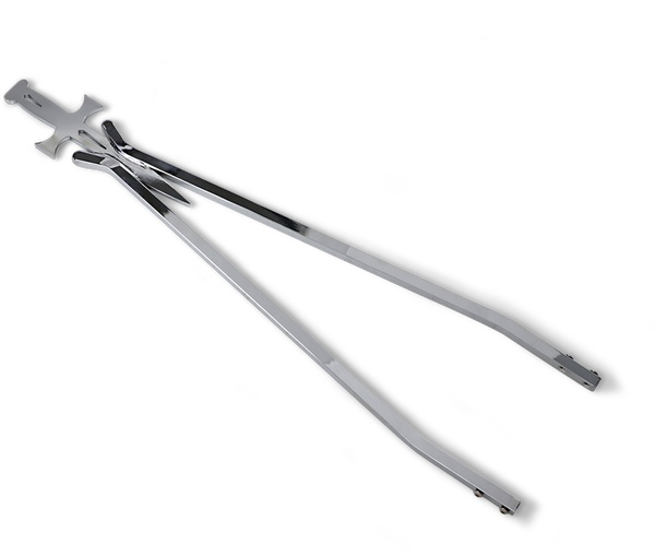 Daggertude Styled Sissy Bar Sticks Black, 2, nordicamoto.ro