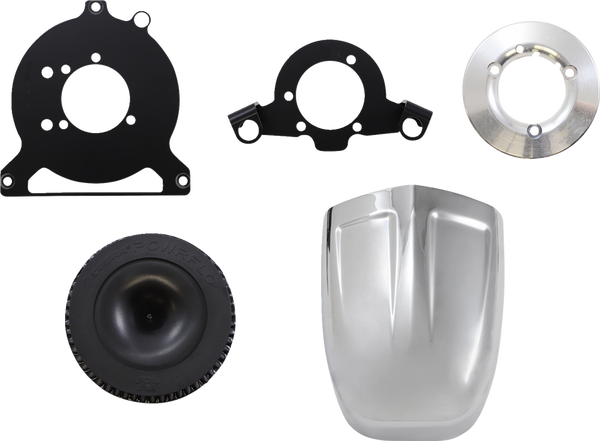 Powrflo Air Intake Kit Silver, 3, nordicamoto.ro