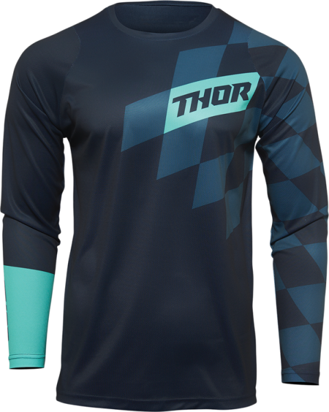 Youth Sector Bird Jersey - Midnight/mint - Xs Green XS, 1, nordicamoto.ro