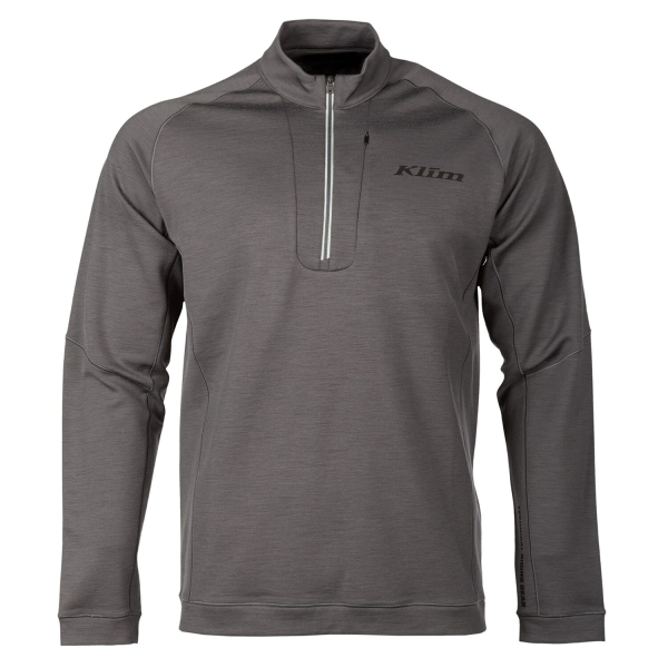 Bluza Corp Snowmobil Klim Teton Merino Wool 1/4 Zip Base Layer Asphalt-9