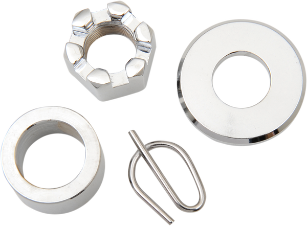 Axle Spacer/nut Kit Silver, 2, nordicamoto.ro