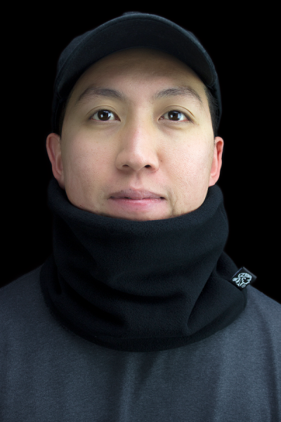 Microfleece Neck Gaiter Black, 2, nordicamoto.ro