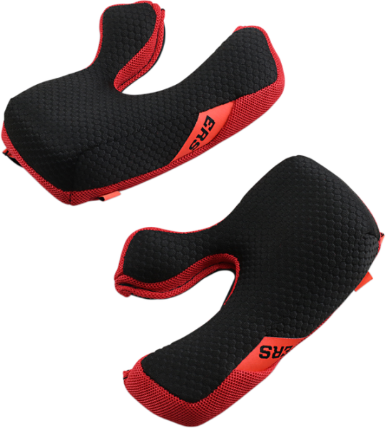 Supertech M10 Helmet Cheek Pads Black, Red -0