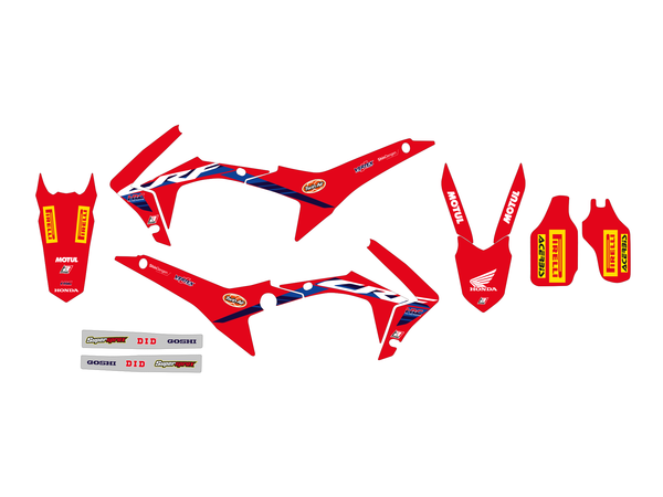 Blackbird Racing Replica Team Honda Hrc 2022 Graphics Kit Red, 2, nordicamoto.ro