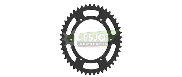 Pinion standard spate 520 negru, 1, nordicamoto.ro