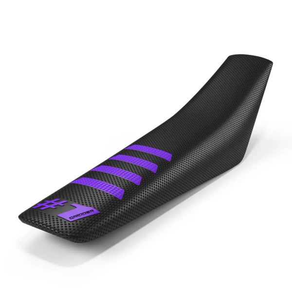 Husă Universală pentru Șa ONEGRIPPER RIBBED Negru/Mov – Enduro & Motocross, 1, nordicamoto.ro