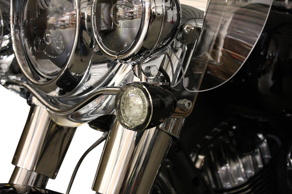 Probeam® Dynamic Ringz Led Front Turn Signals Chrome, 3, nordicamoto.ro