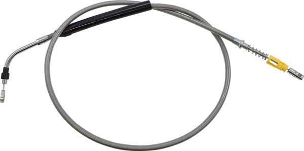 Stainless Steel Braided Clutch Cable Silver, 1, nordicamoto.ro