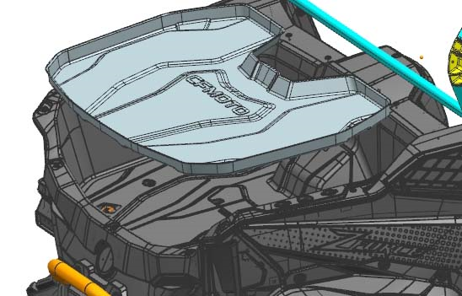 COVOR PROTECȚIE BENĂ UTV CFMOTO ZFORCE 800 / 950 – SET 5 PIESE, 5, nordicamoto.ro