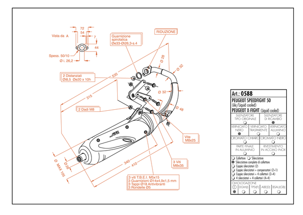 Sito Full-system Exhaust Black, 1, nordicamoto.ro