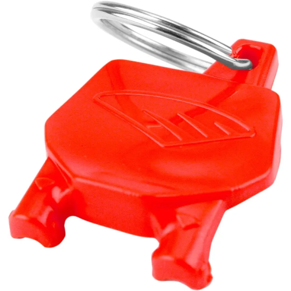Number Plate Key-ring Red-3