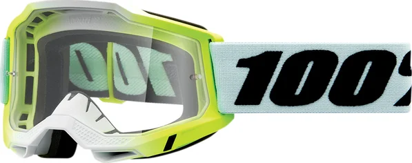 Ochelari 100% Accuri 2 Dunder Clear Yellow/Green ONE SIZE, 1, nordicamoto.ro