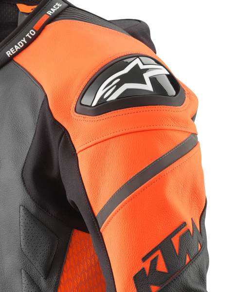 Costum de piele KTM Radius Portocaliu/Negru-2