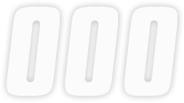 Number Stickers White, 1, nordicamoto.ro