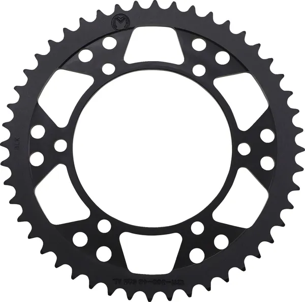 MOOSE RACING Rear Aluminum Sprocket Black 