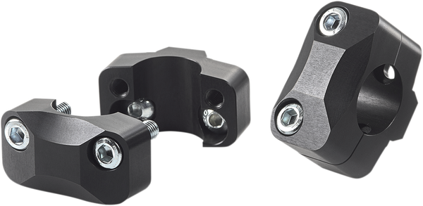 Handlebar Adapter Set Black, 2, nordicamoto.ro