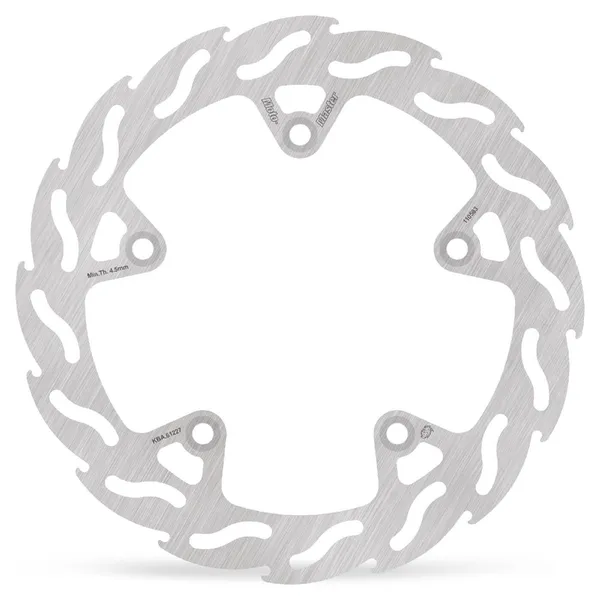 Flame Series Fixed Rotor Silver, Stainless Steel-0