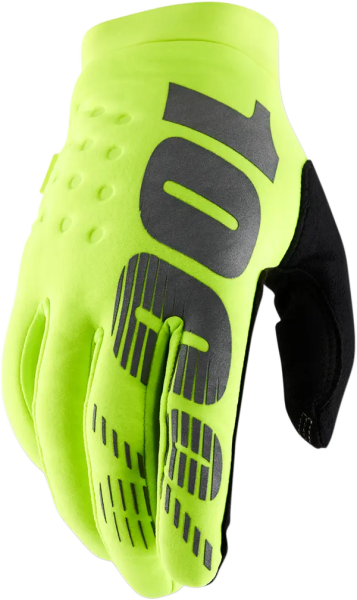 Manusi 100% Brisker  Fluo Yellow/Black-2