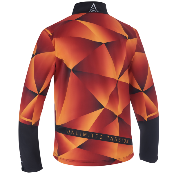 Geacă de curse AMOQ Apex V2, negru/portocaliu, mărimea L, 2, nordicamoto.ro