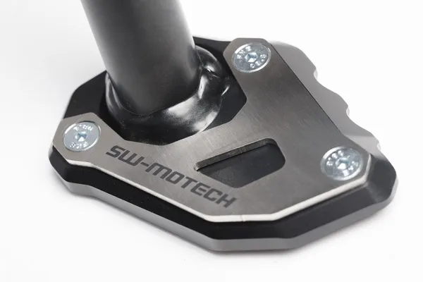 Sidestand Foot Extension Black, Silver-0