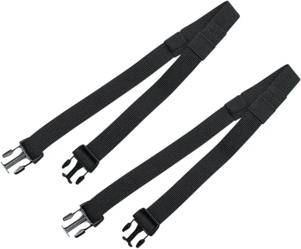 Tie-down Strap Set For Tail Bags Black-0