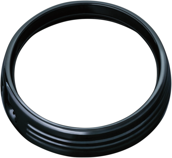 7(r) Headlight Trim Rings Black, Gloss, 1, nordicamoto.ro
