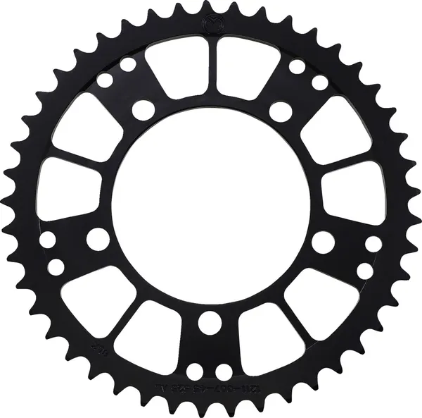 MOOSE RACING Rear Aluminum Sprocket Black 