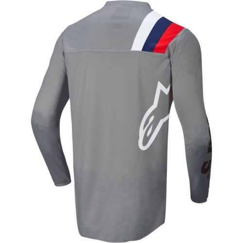 Tricou Alpinestars Racer Braap Mid-Gray-0