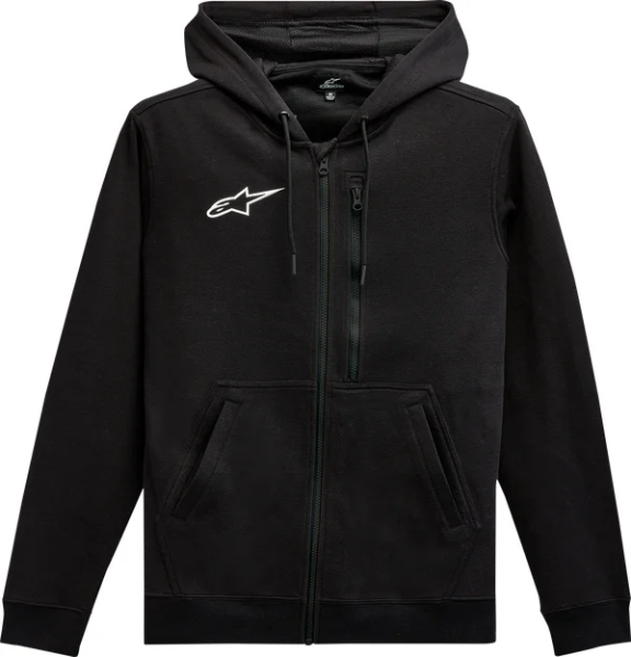 Asymmetrical Zip-up Hoodie Black L, 1, nordicamoto.ro