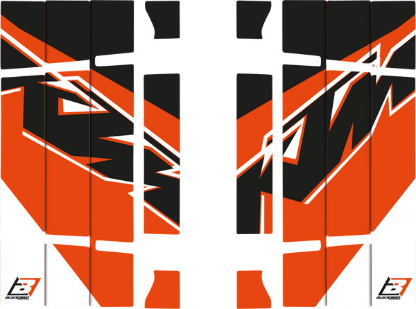 Trophy Rad Louvers Black, Orange, 1, nordicamoto.ro