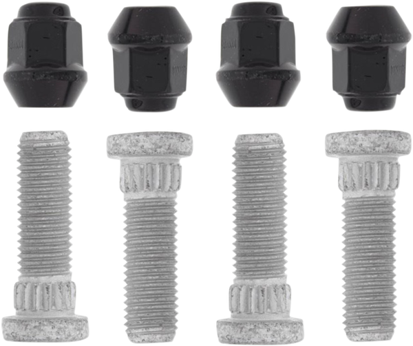 MOOSE RACING Wheel Stud-nut Kit Silver -0