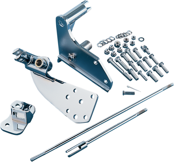 Forward Control Relocation Kit Chrome, Polished, 1, nordicamoto.ro
