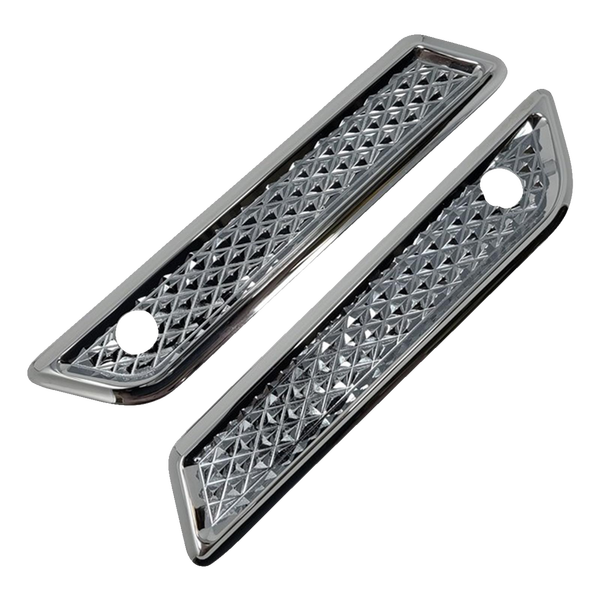 Saddlebag Hinge Covers Silver, 2, nordicamoto.ro