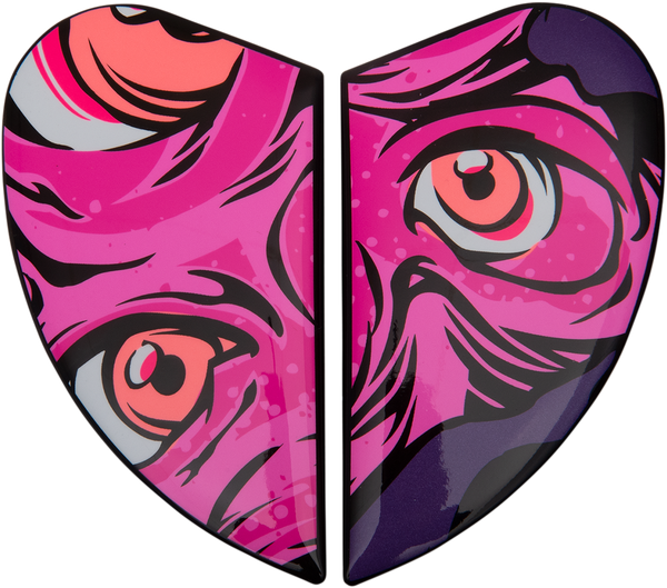 Placi laterale casca Icon Airform™ Black/Pink/White