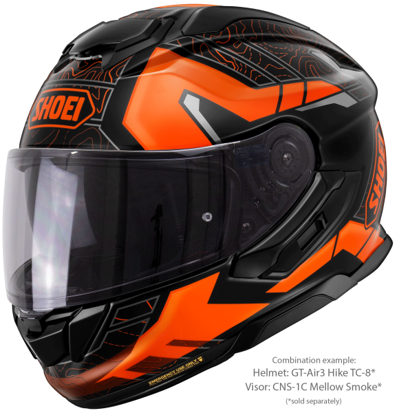 Casca integrala SHOEI GT-AIR3 HIKE TC-8 Negru/Portocaliu XXL-2