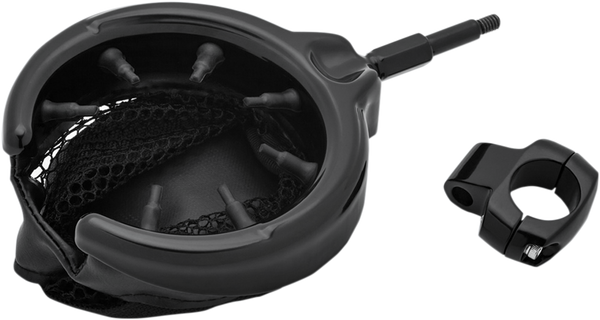 Universal Drink Holder With Basket Black, 1, nordicamoto.ro