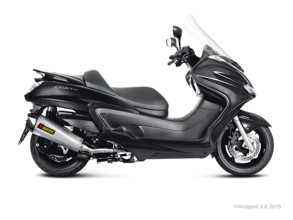 Slip-on Line Muffler Scooter Black, Carbon Fiber -4