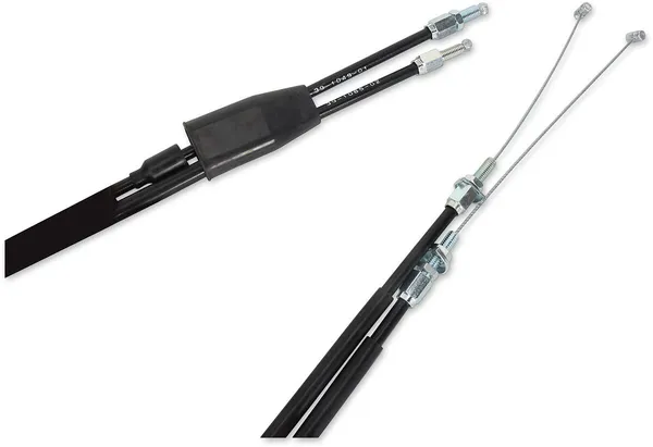 MOOSE RACING Black Vinyl Throttle Cable Black -0
